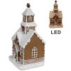 Clayre & Eef 6PR4304 Decoratiehuisje met LED 8x7x15 cm