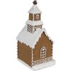 Clayre & Eef 6PR4304 Decoratiehuisje met LED 8x7x15 cm