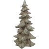 Clayre & Eef Kerstboom Decoratie Bruin 19x18x36 cm Polyresin Landelijke Stijl