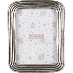 Clayre & Eef 2F1169 Fotolijst zilver 17x2x22 cm voor...