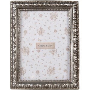 Clayre & Eef 2F1172 Fotolijst Zilver 17x2x22 cm /...