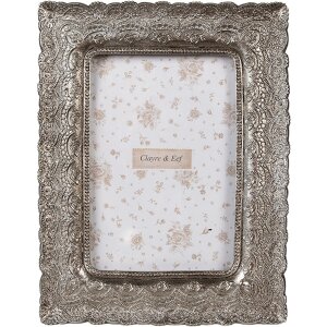 Clayre & Eef 2F1179 Fotolijst 16x2x21 cm Zilver...