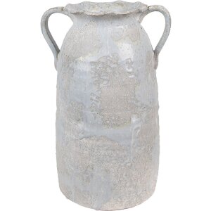 Clayre & Eef Vaas 19x16x28 cm Grijs Terracotta...