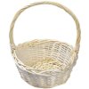 Clayre & Eef 65722 Mand Set van 3 Rotan Beige Ø 33x12 27x11 22x9 cm