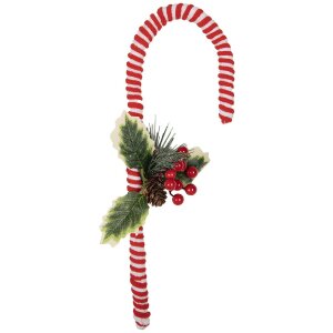 Clayre & Eef 65852 kerstdecoratie zuurstok rood wit...