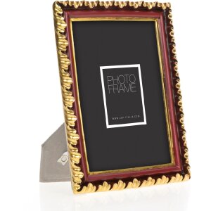 ZEP Fotolijst Perpignan Hars Rood-Goud 10x15 cm Antiek Design