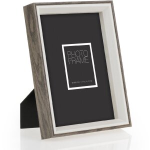 ZEP fotolijst Essen 30x40 cm bruin houten fotolijst helder glas