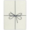 ZEP Doos Piacenza B 32x32x4 cm Cadeaudoos met strik Grijs