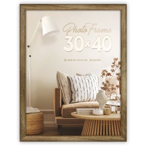 ZEP fotolijst Genova 20x30 cm Bruin MDF houtlook staand...