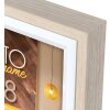 ZEP fotolijst Bologna creme 18x24 cm MDF hout look helder glas ruit