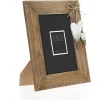 ZEP Houten fotolijst Lille Bruin 15x20 cm met hartdecoratie