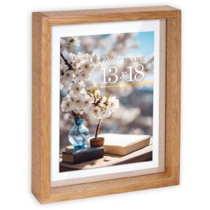 ZEP Vittel Naturel dubbel frame hout 13x18 cm aan beide...