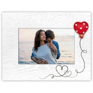 ZEP Felicia fotolijst 10x15 cm wit hout met ballon...