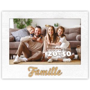 ZEP fotolijst Famille 20x30 cm wit hout portretlijst