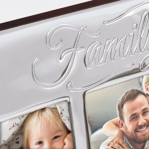 ZEP B78920 Familiefotolijst Dynasty 30x30 cm 2x 10x10 2x 10x15 Zilver