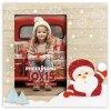 ZEP ZT7346 Gardena fotolijst 10x15 cm houtlook met kerstmotief