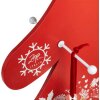 ZEP kerstboom hout rood wit 65 cm hoog 45 cm breed Decoratieve boom plug-in systeem