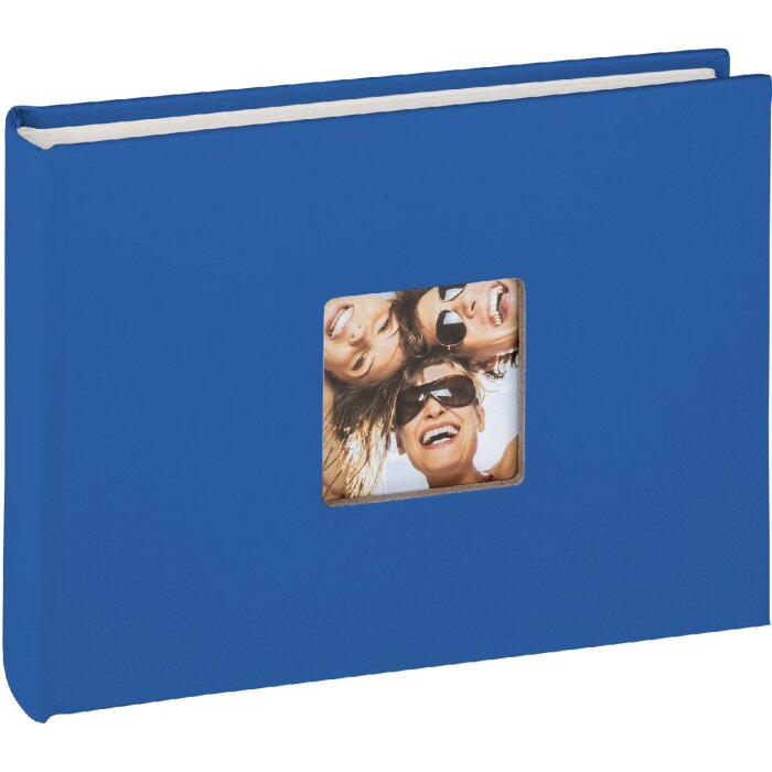 Walther design album Fun koningsblauw 22x16 cm boek album 40 witte paginas