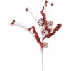 Clayre & Eef 65866 Lolly Decoratie Rood Wit 15x3x42 cm Plastic