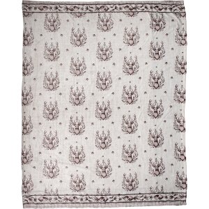 Clayre & Eef GTW60-1 Plaid Beige Bruin 130x180 cm...