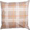 Clayre & Eef PPS21 Kussenhoes 45x45 cm Beige Oranje Oh Hallo Pompoen Herfst