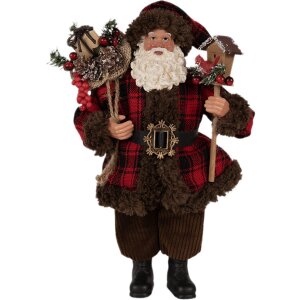 Clayre & Eef 65595 kerstman decoratief figuur...