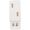 Clayre & Eef 6CE1794 Decoratie Huis LED Porselein Beige 9x6x15 cm