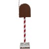 Clayre & Eef 6Y5629 Brievenbus Bruin 14x8x37 cm Kerstdecoratie landelijke stijl