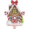 Clayre & Eef 6PR4258 Kerstkous houder peperkoekhuisje 13x11x18 cm