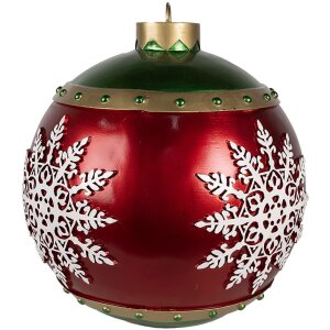 Clayre & Eef 6PR4249 Kerstbal rood polyresin Ø...