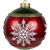 Clayre & Eef 6PR4249 Kerstbal rood polyresin Ø 39x44 cm