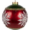 Clayre & Eef 6PR4249 Kerstbal rood polyresin Ø 39x44 cm