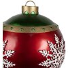 Clayre & Eef 6PR4249 Kerstbal rood polyresin Ø 39x44 cm