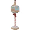 Clayre & Eef 6PR4265 Kerstdecoratie brievenbus Roze 11x10x36 cm Polyresin