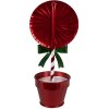 Clayre & Eef 6Y5626 Decoratie Lolly Rood Wit Metaal 12x9x26 cm