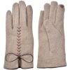 Juleeze JZGL0096BE Winterhandschoenen beige 9x23 cm strikapplicatie polyester