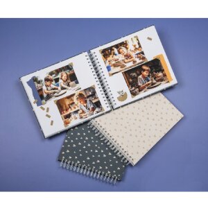 Hama Spiraalalbum Mooi Beige 28x24 cm 50 witte paginas