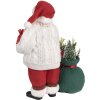 Clayre & Eef 65599 kerstdecoratie kerstman wit rood 18x13x27 cm