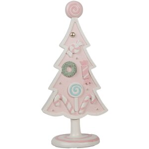 Clayre & Eef 6PR4219 Decoratieve Kerstboom Roze...