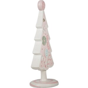 Clayre & Eef 6PR4219 Decoratieve Kerstboom Roze...