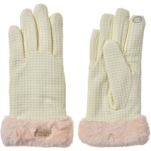 Juleeze JZGL0109 Handschoenen 9x23x2 cm beige met manchet...