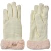 Juleeze JZGL0109 Handschoenen 9x23x2 cm beige met manchet van imitatiebont