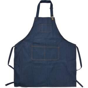 Clayre & Eef KT041.041 Schort Blauw 77x68 cm...