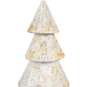 Clayre & Eef 65868 Kerstboom Ø12x32 cm Wit...