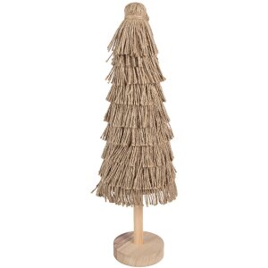 Clayre & Eef 65869 Kerstboom Decoratie Bruin Hout...