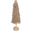 Clayre & Eef 65869 Kerstboom Decoratie Bruin Hout Ø 14x42 cm