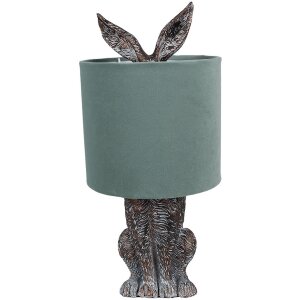 Clayre & Eef 6LMC0099VLGR Tafellamp rabbit design...