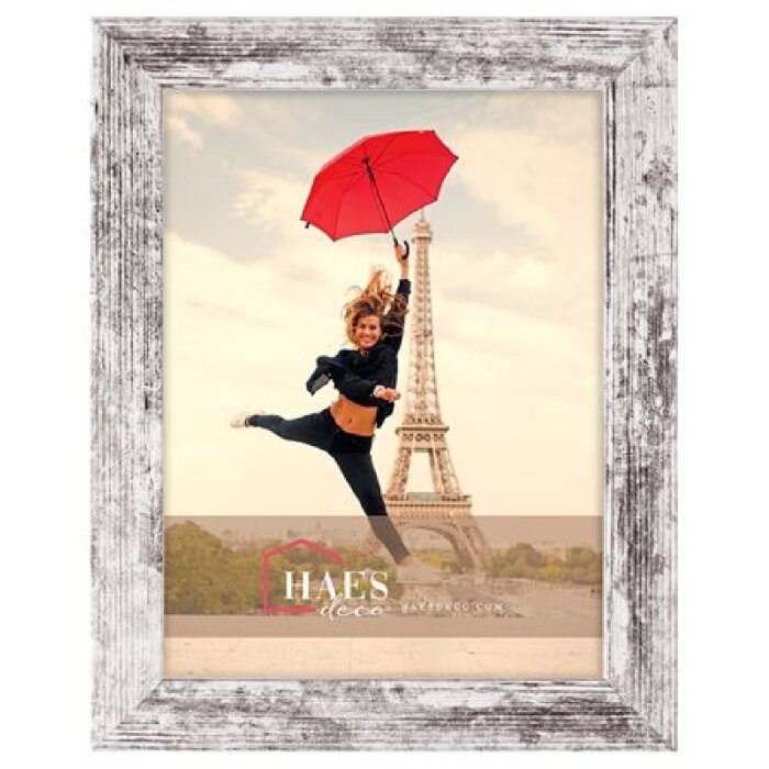 Haes Deco fotolijst SP001186 Paris Witbruin 18x24 cm houteffect MDF