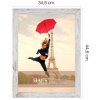 Haes Deco fotolijst SP001316 Paris Wit Bruin 30x40 cm staand-landschap formaat