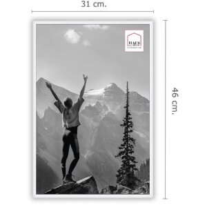 Haes Deco kunststof fotolijst EF6W Easy Frame Wit 30x45 cm